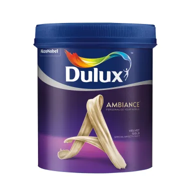 Sơn Dulux Ambiance Velvet Gold – Hiệu ứng nhung vàng