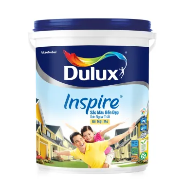 Sơn Dulux Inspire Ngoại Thất Sắc Màu Bền Đẹp Bề Mặt Mờ -15L
