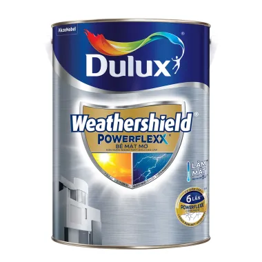 Sơn Dulux Weathershield Powerflexx Bề Mặt Mờ-5L