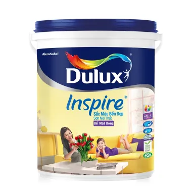Sơn Dulux Inspire Nội Thất Sắc Màu Bền Đẹp Bề Mặt Bóng-15L