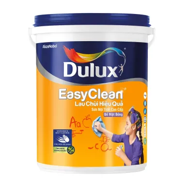 Sơn Dulux Easyclean Lau Chùi Hiệu Quả Bề Mặt Bóng
