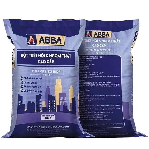 Bột trét nội thất & ngoại thất cao cấp Abba