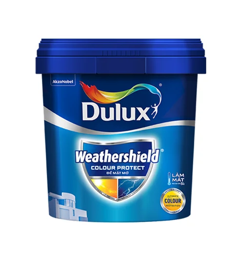 Sơn Dulux Weathershield Colour Protect Bề Mặt Mờ-15L